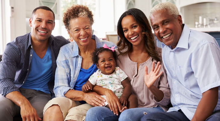 multigenerational african american family