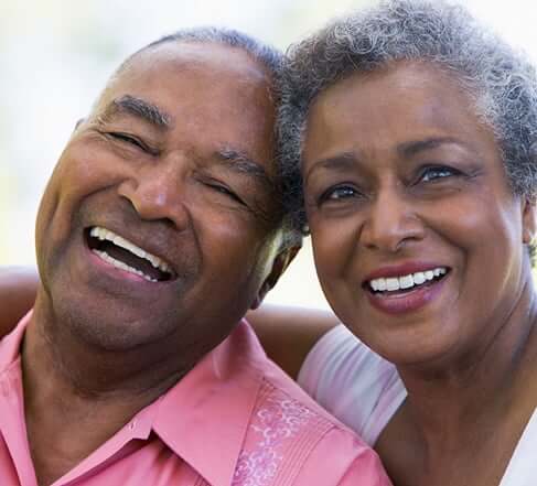 smiling couple